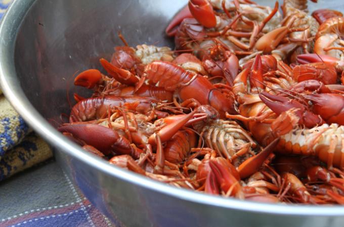 Вареные раки