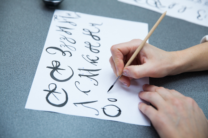 каллиграфия почерк