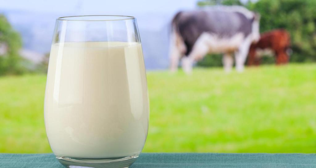 Стакан молока