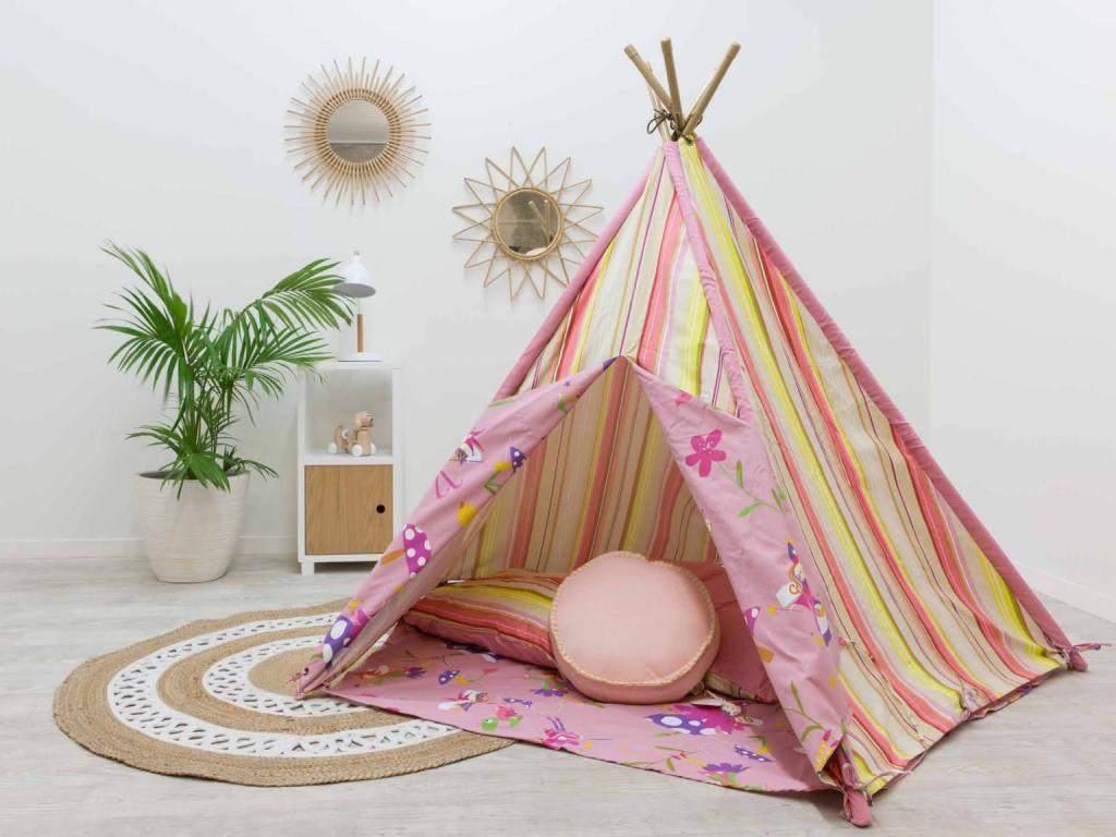 Розовый вигвам