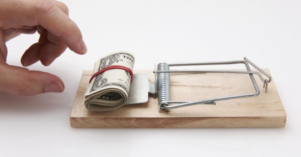 деньги в мышеловке