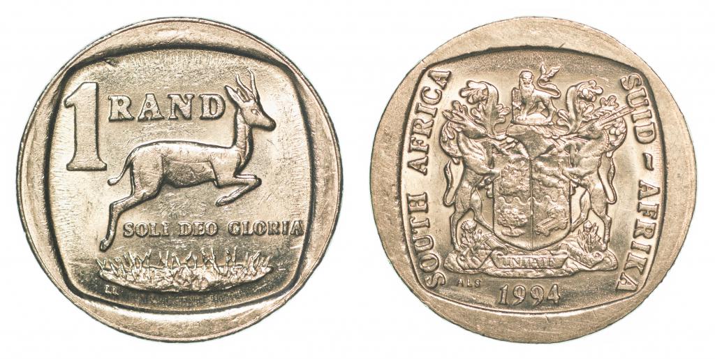 монета 1 рэнд