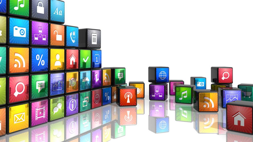 Кубики с приложениями.