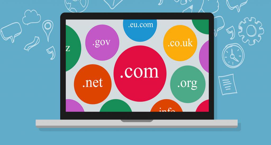 Выбор домена.