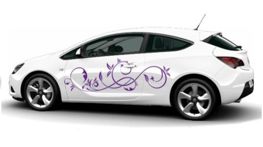 изготовление рекламных наклеек на автомобиль