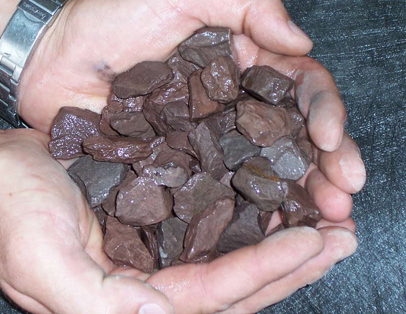 щебень шоколадный