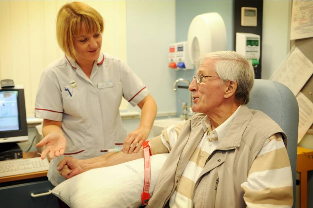 пациент на приеме