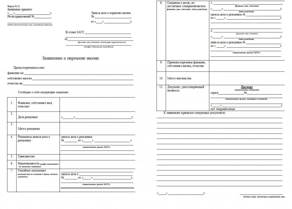 как внести изменения в свои данные