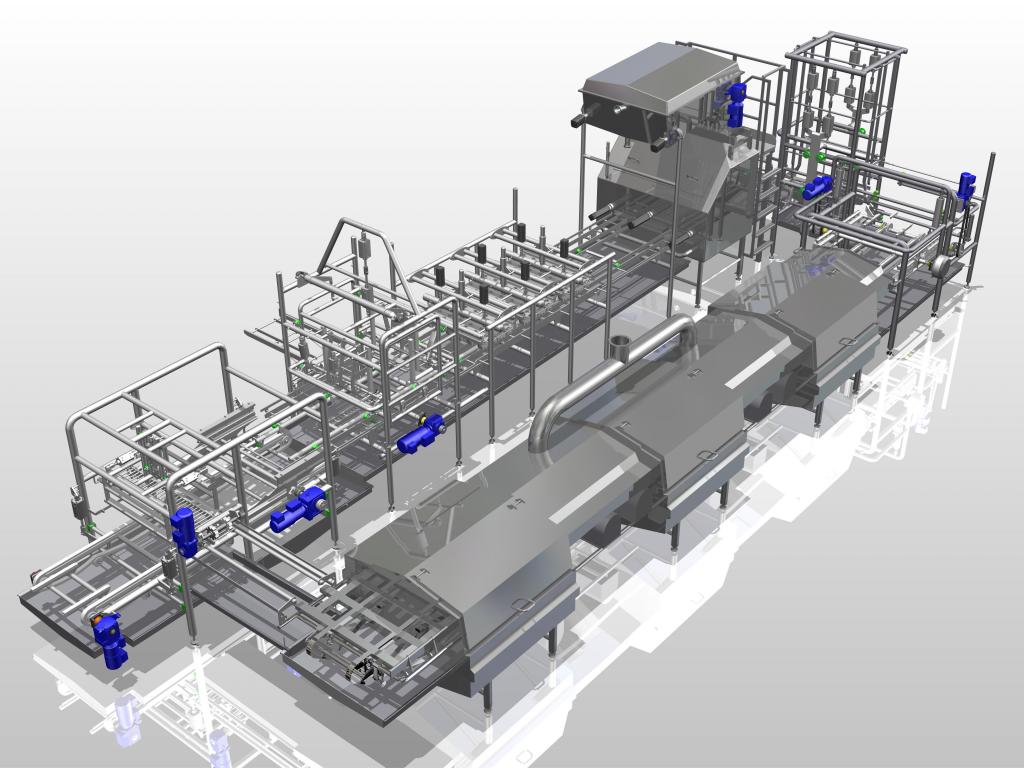 Производственная линия на мини-сыроварне