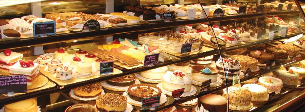 Ветрина с выпечкой