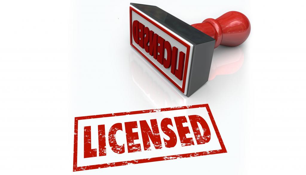 Штамп "Лицензия".