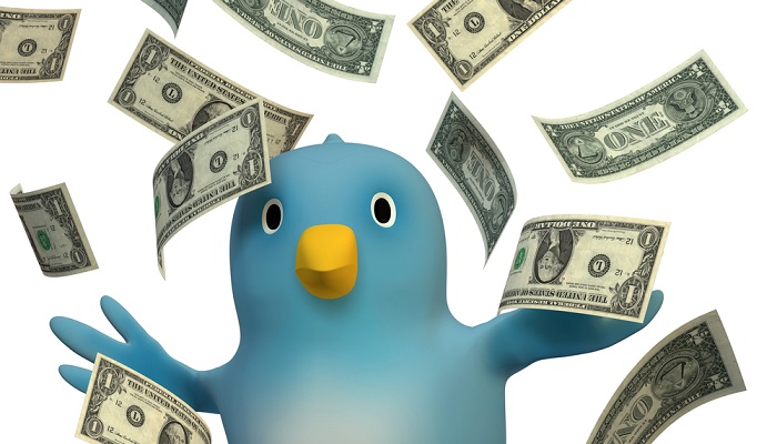 Богатая птичка "Твиттера".
