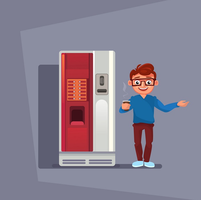 Аппарат продающий кофе