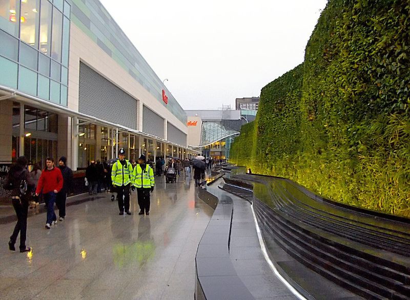 Живая стена в Лондоне