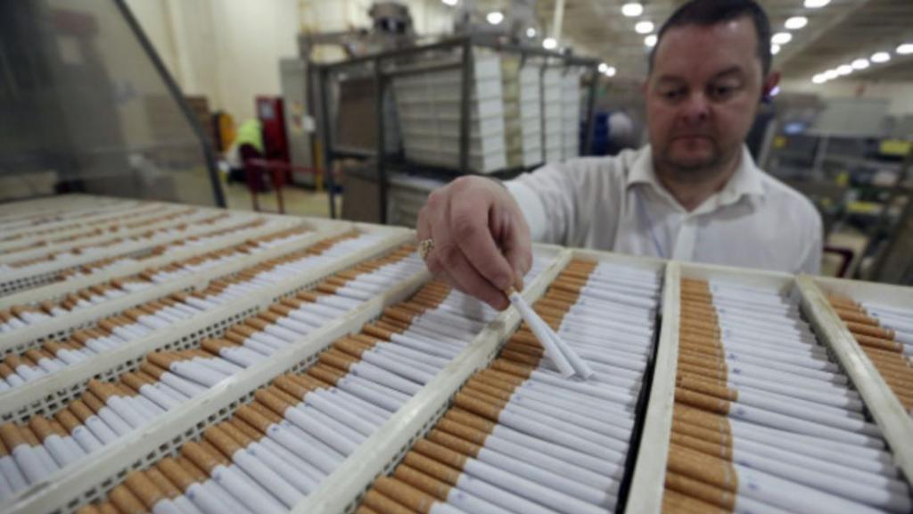 Процесс производства сигарет