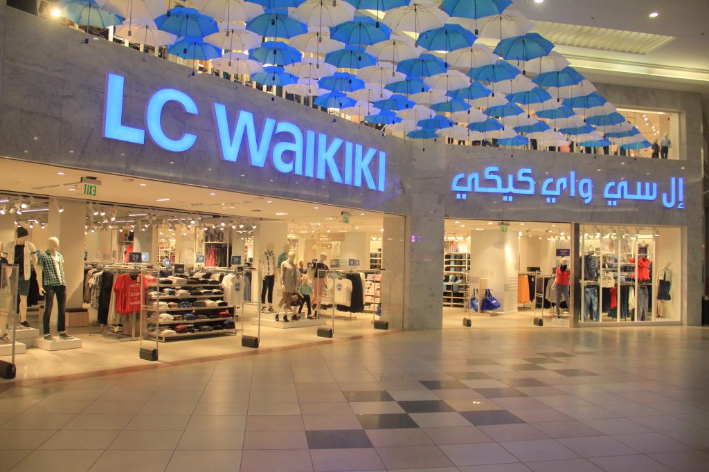 удачное расположение витрин