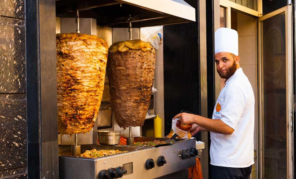 Приготовление шаурмы