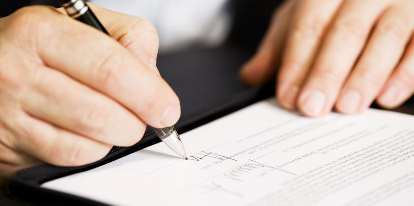 Подписание соглашения