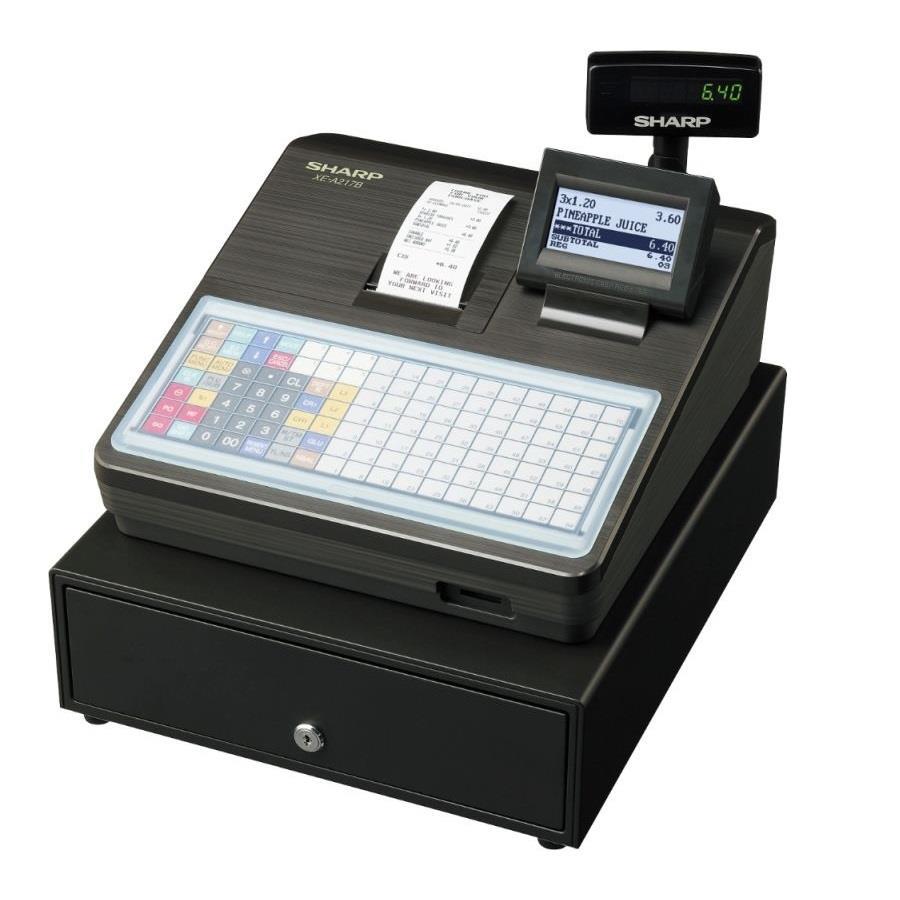 Контрольно-кассовый аппарат с отделением для хранения денег