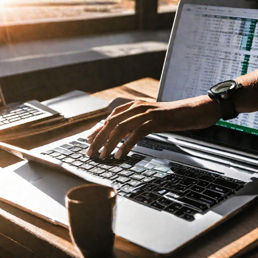 Расчет товарооборота в эксель