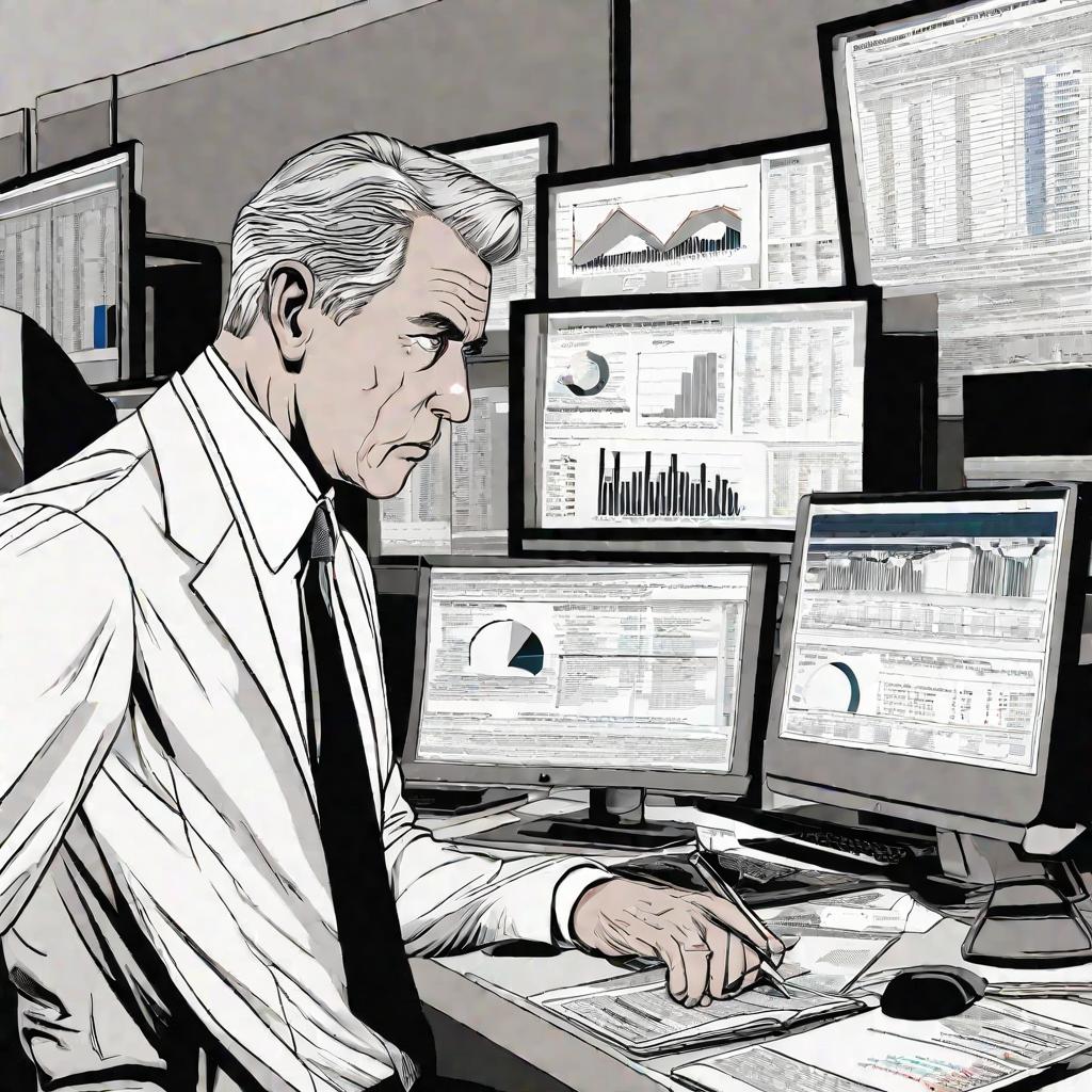 Менеджер анализирует ROA