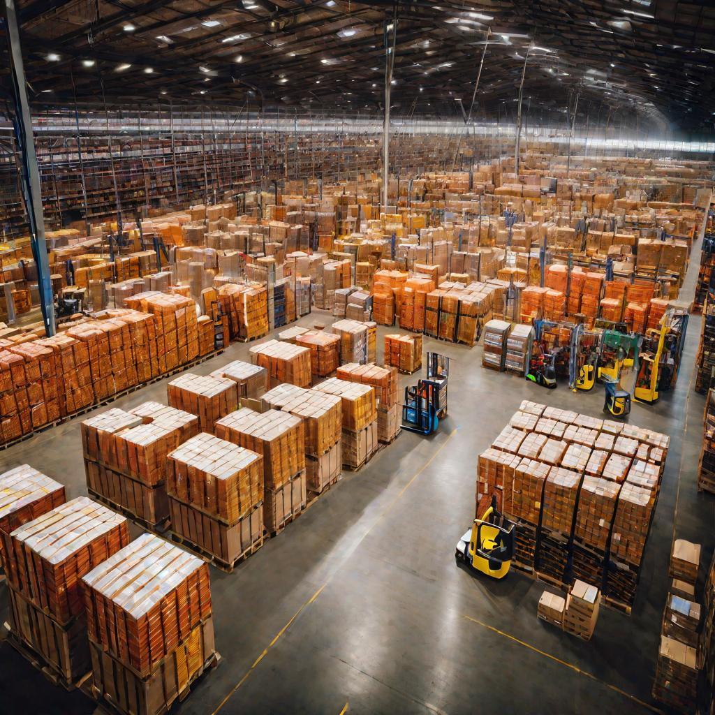 Склад с обширной номенклатурой товаров