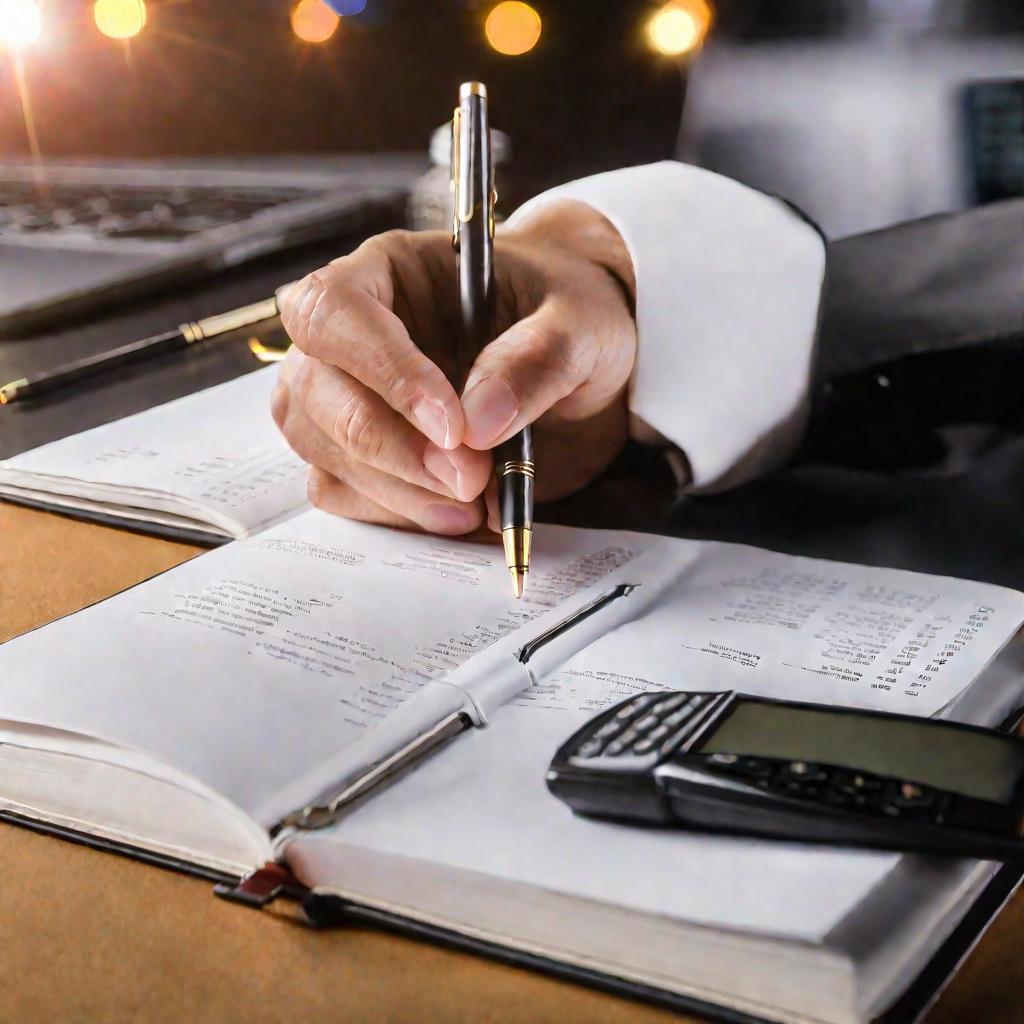 Записи в бухгалтерском журнале