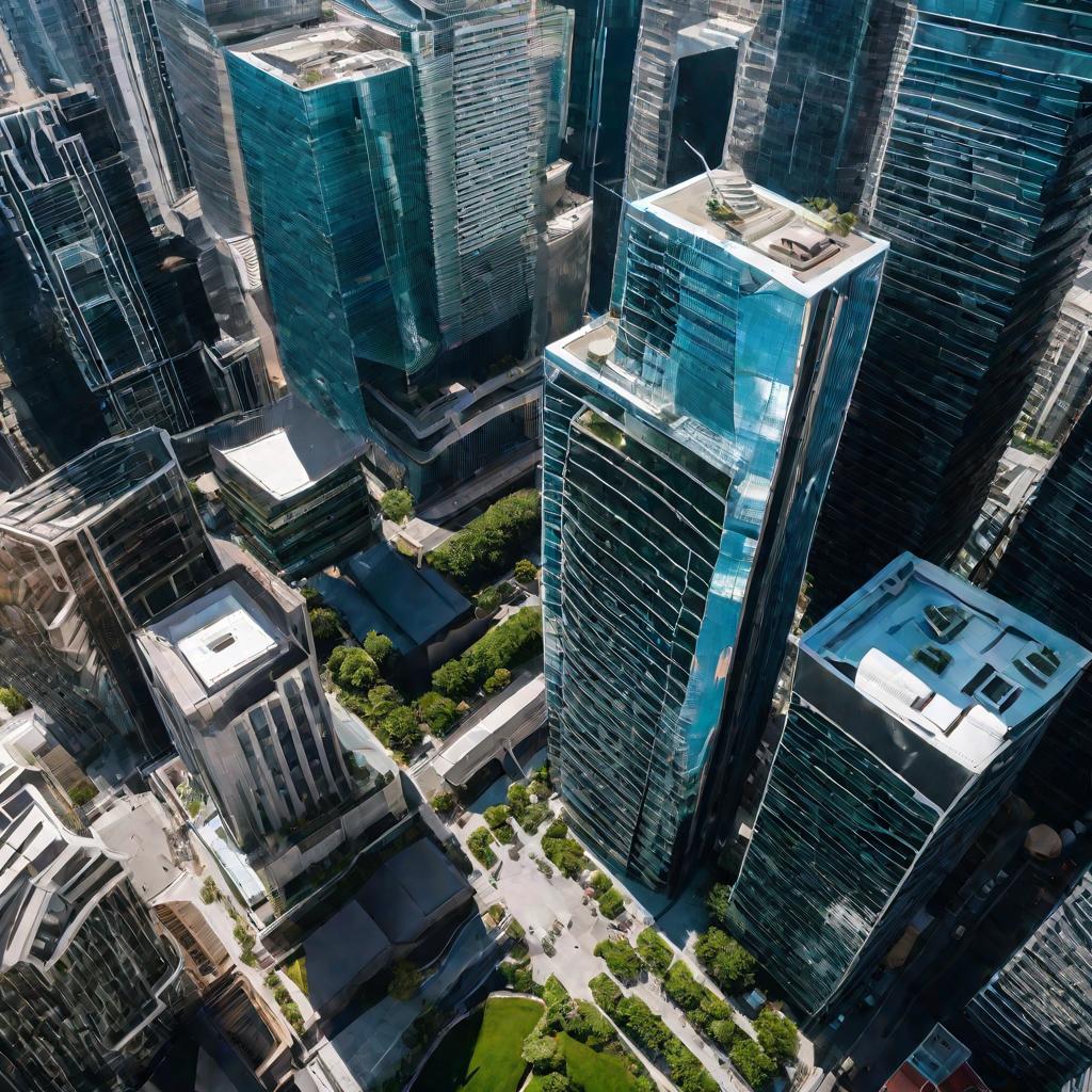 Вид на деловой центр