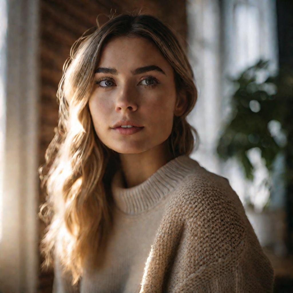 Девушка с вопросительным взглядом