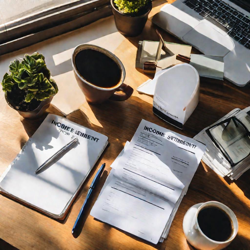 На рабочем столе лежат документы &laquo;Справка о доходах&raquo; и &laquo;Заявление о предоставлении расчетного листа&raquo;.